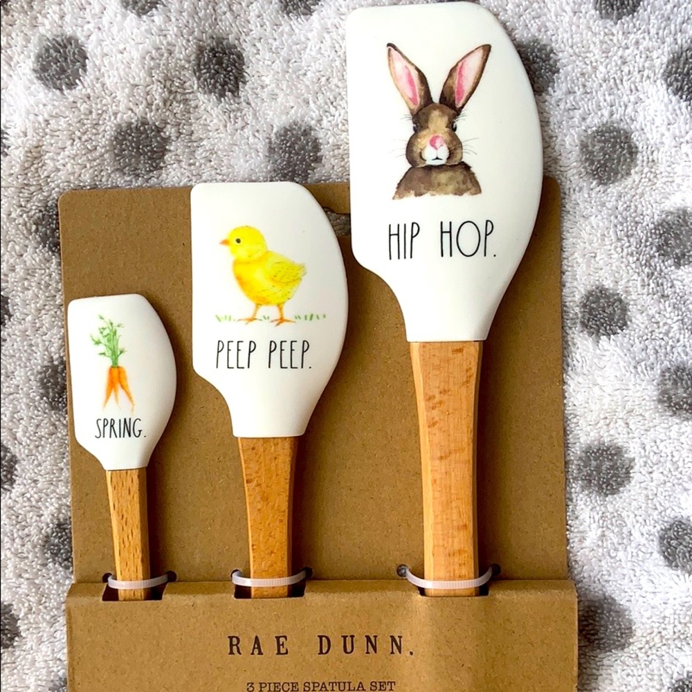 Rae Dunn Easter Spatulas 3 piece set